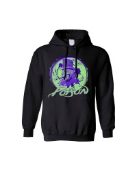 Poison Smoking Skull Huppari